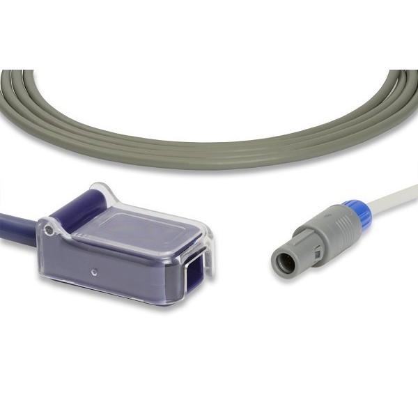 Cables & Sensors Midmark Cardell Compatible SpO2 Adapter Cable - 220 cm E710P-380